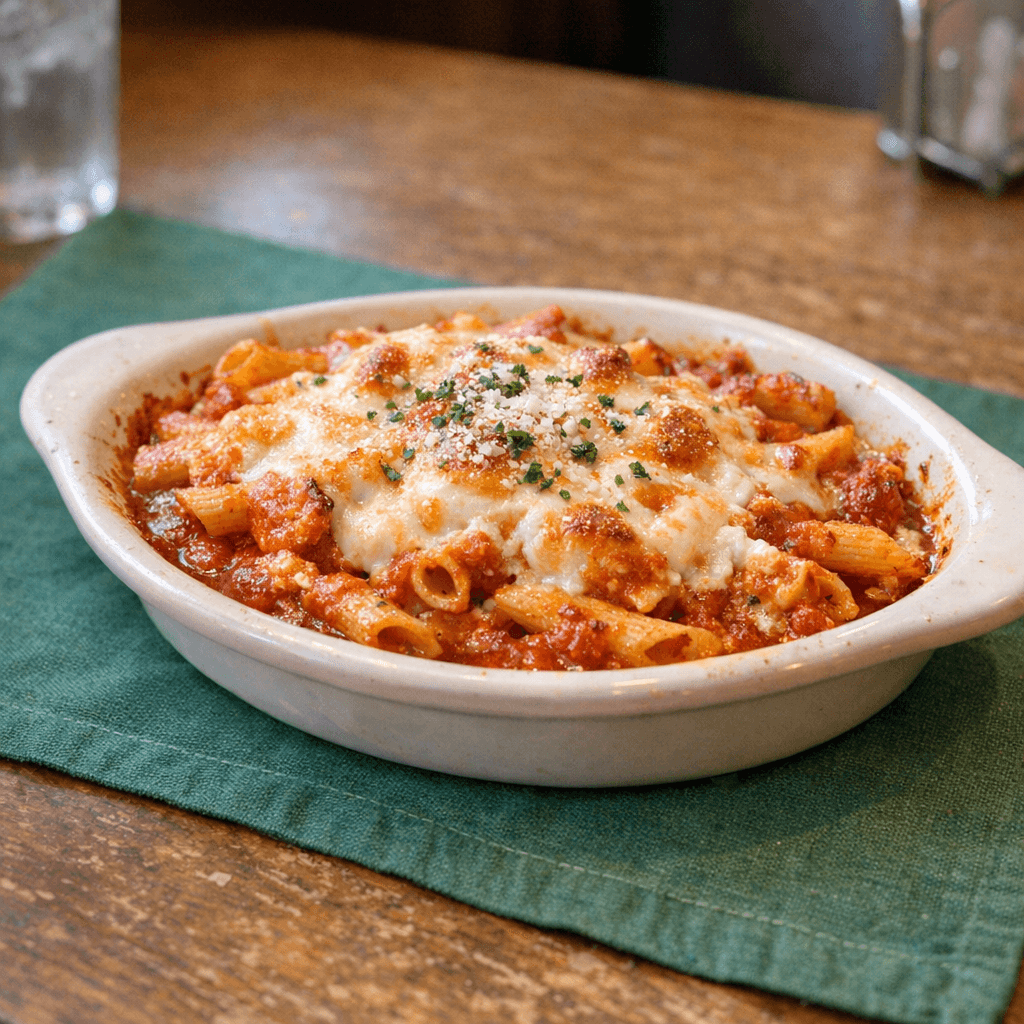 Baked Ziti Sorrentini