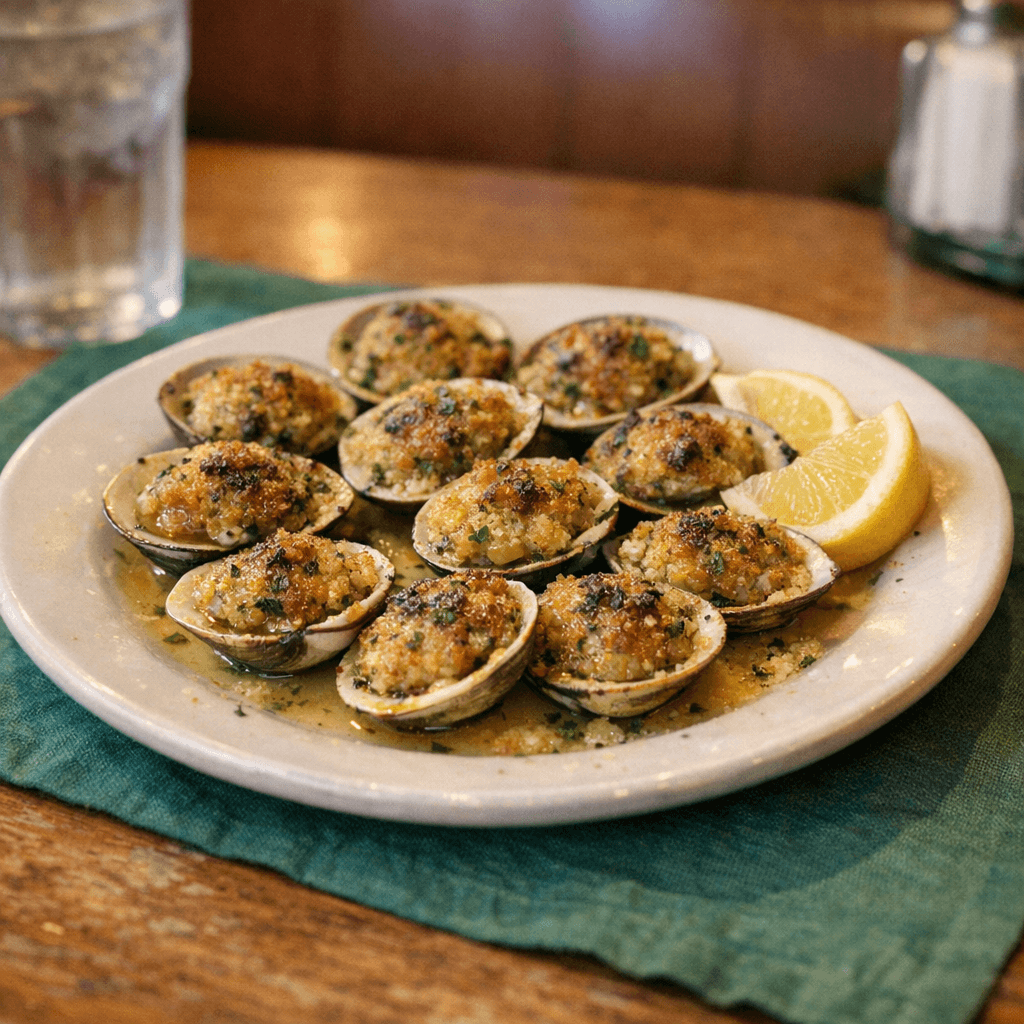 Clams Oreganato