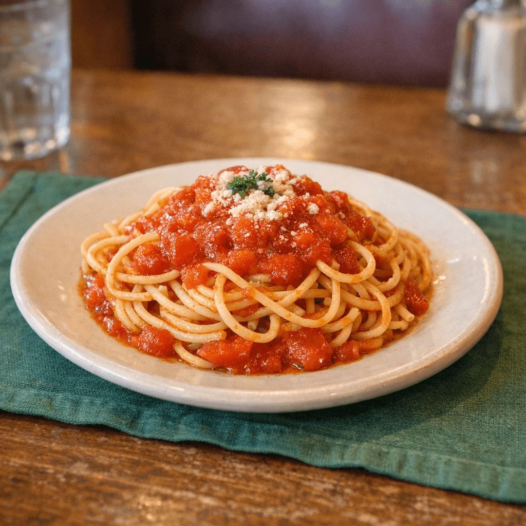 Spaghetti with Tomato Sauce